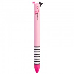 Click & Clack Miss Flamingo Multicolor Pen