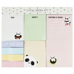 Funky Panda Sticky Notes Set