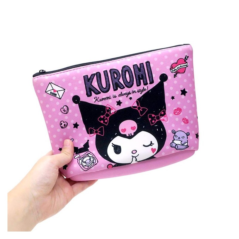 Kuromi Style Cosmetic Pouch - Kawaii Panda - Making Life Cuter