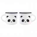 Funky Panda Coffee Mugs Gift Set