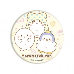 Marumofubiyori Friends Button Badge