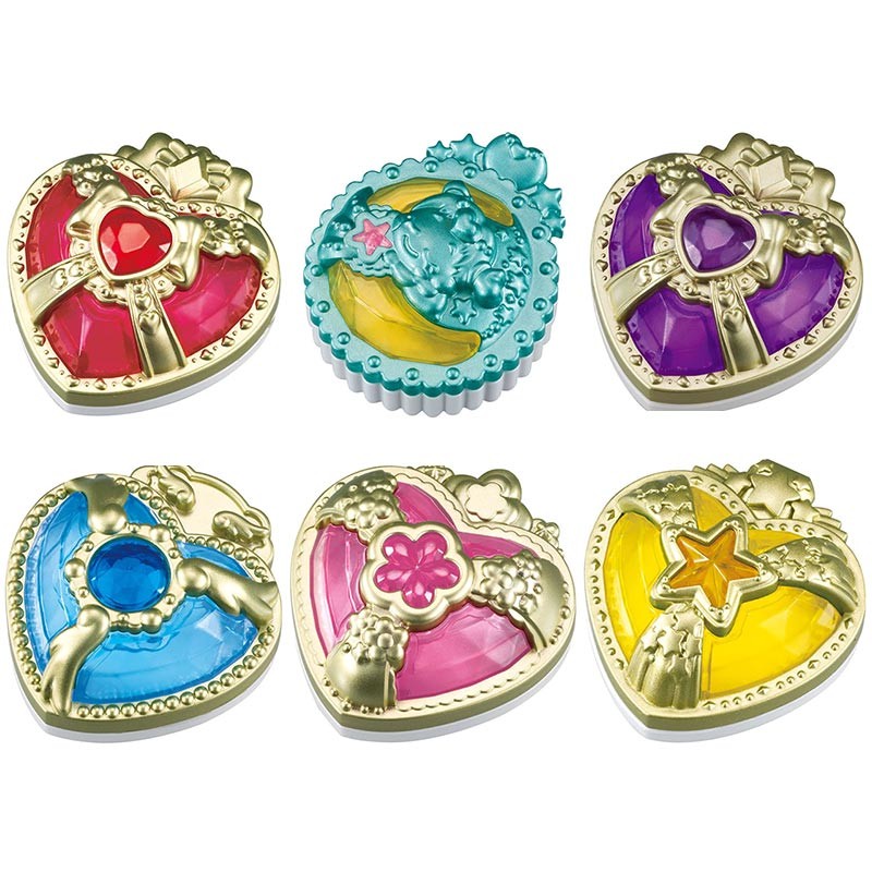 Hugtto Precure Mirai Crystal Compact Case Gashapon Kawaii Panda Making Life Cuter