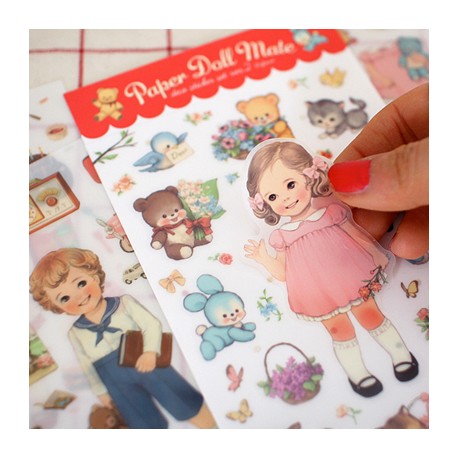 Stickers Paper Doll Mate