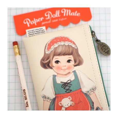 Paper Doll Mate Country Pen Pouch - Kawaii Panda - Making Life Cuter