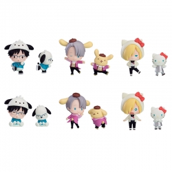 Set Mini Figuras Yuri on Ice x Sanrio Blind Box