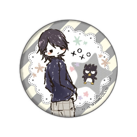 Sanrio Boys Graff Art Button Badge - Kawaii Panda - Making Life Cuter