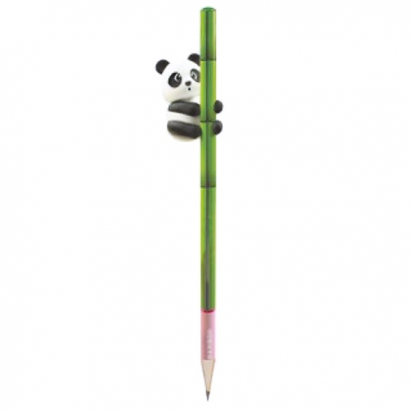 Lápiz I ♥ Bamboo Panda Topper 3D