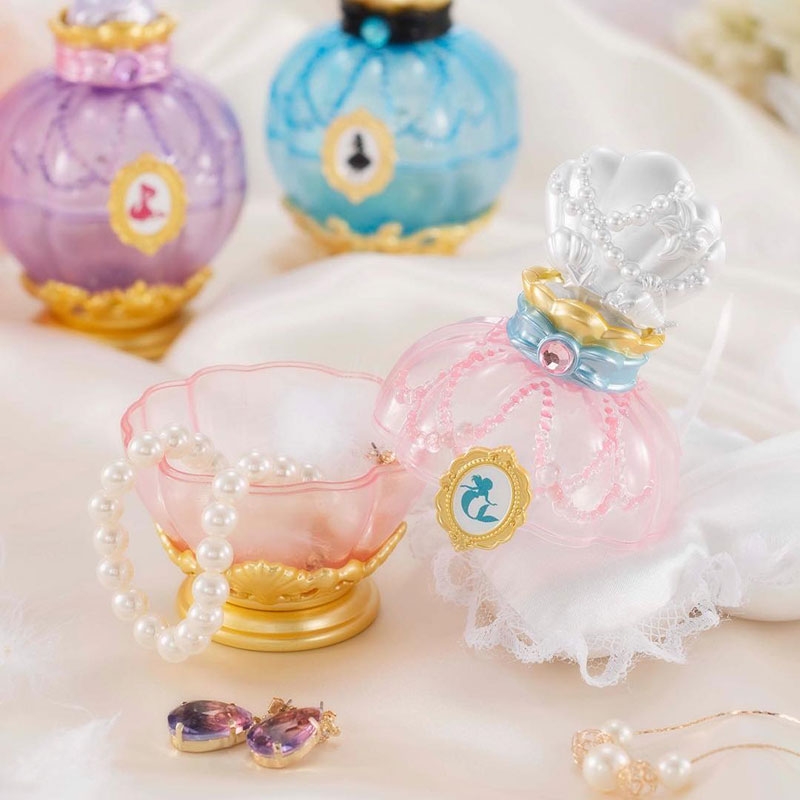 Disney Princess Perfume Jewelry Case Gashapon Kawaii