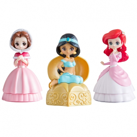 Figura Disney Princess Heroine Doll Series Capchara Gashapon Kawaii  Panda Making Life Cuter