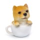 Mini Figura Coffee Cup Puppy Gashapon