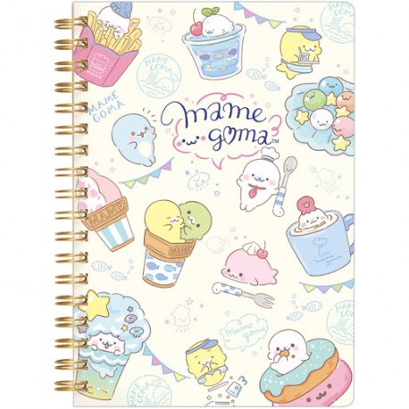 Mamegoma Cafe Menu Notebook