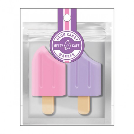Melty Cafe Neon Candy Marker Set