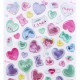 Party Candy Hearts Stickers