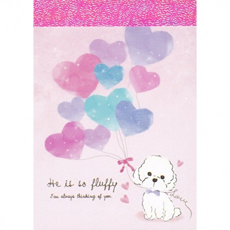 Mini Bloc Notas Fluffy Puppy