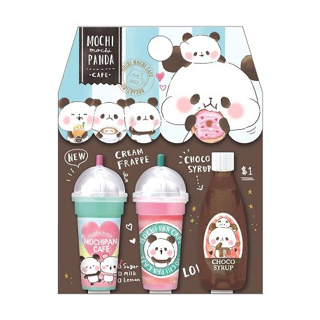 Mochi Panda Cafe Frappe Pencil Caps