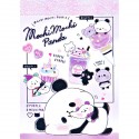 Mochi Panda Purple Mini Memo Pad