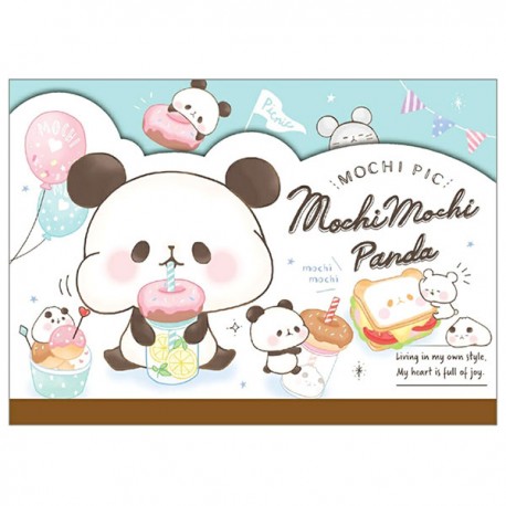 Mochi Panda Donuts Die-Cut Memo Pad