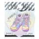 Favorite Sneakers Heart Button Badge
