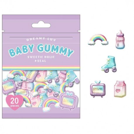 Saco Stickers Baby Gummy