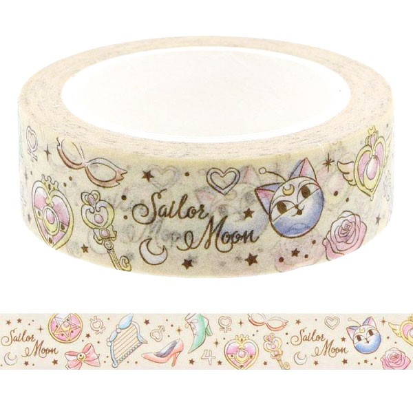 Sailor Moon Washi Tape. Kawaii Washi Tape. Anime Washi Tape