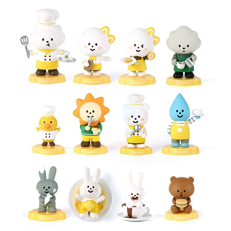 Mr. White Cloud Fluffy Cafe Figure Mini Series 3 - Kawaii Panda