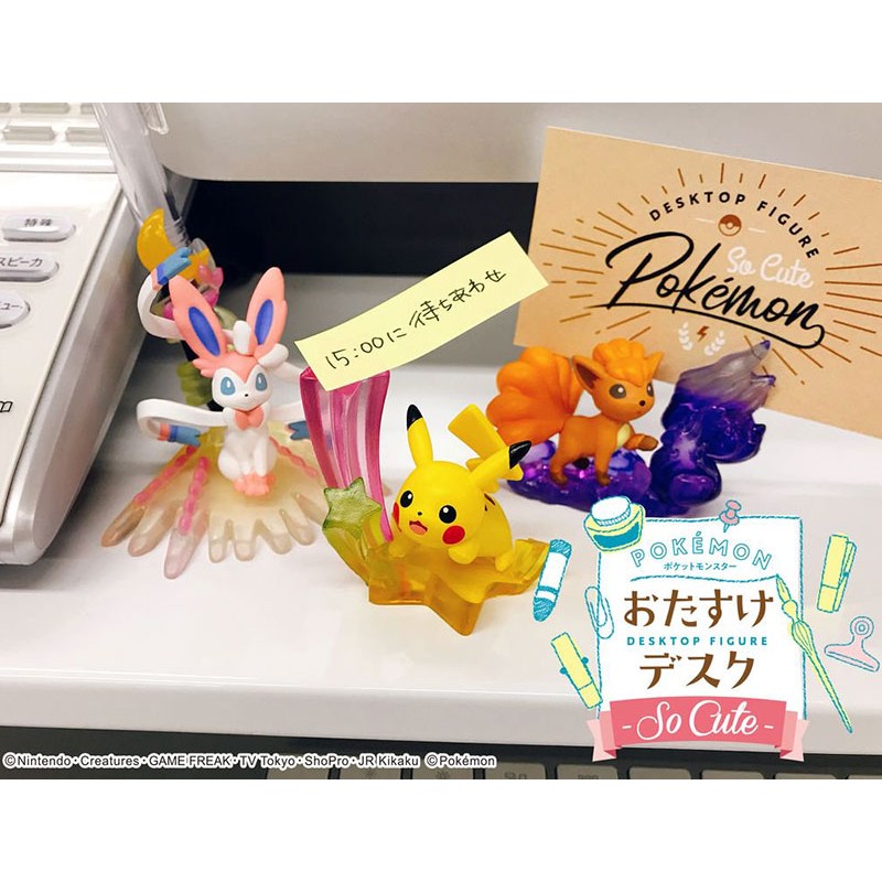 Pokemon Desktop Figure So Cute Full Complete set of 8 from JAPAN NEW 