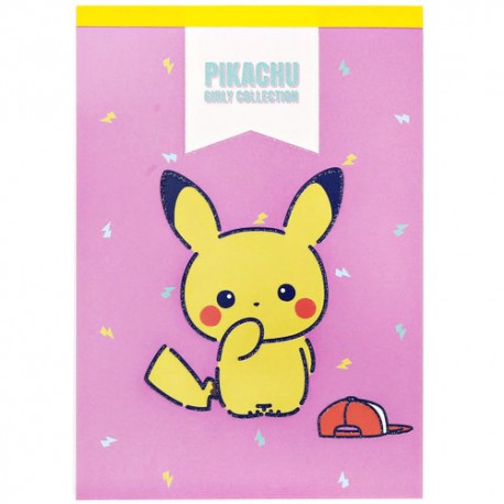 Pikachu Girly Collection Memo Pad