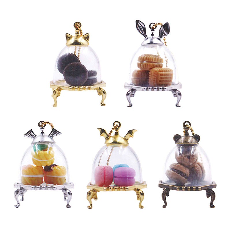 TOYS SPIRITS Pet Snack Mascot All 5Type Set Gashapon Toys Miniature Key Chain 