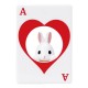Miniaturas Rabbit Playing Cards Gashapon