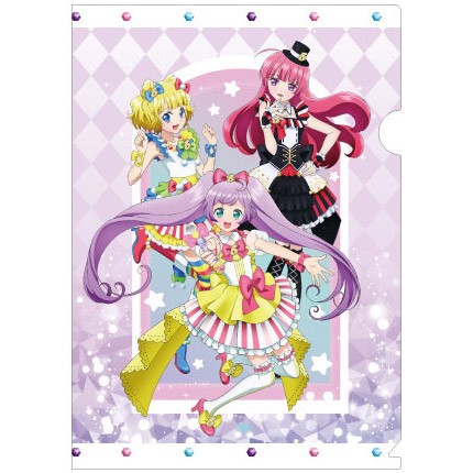 Pripara Prism Paradise 5th Anniversary File Folder Kawaii Panda Making Life Cuter