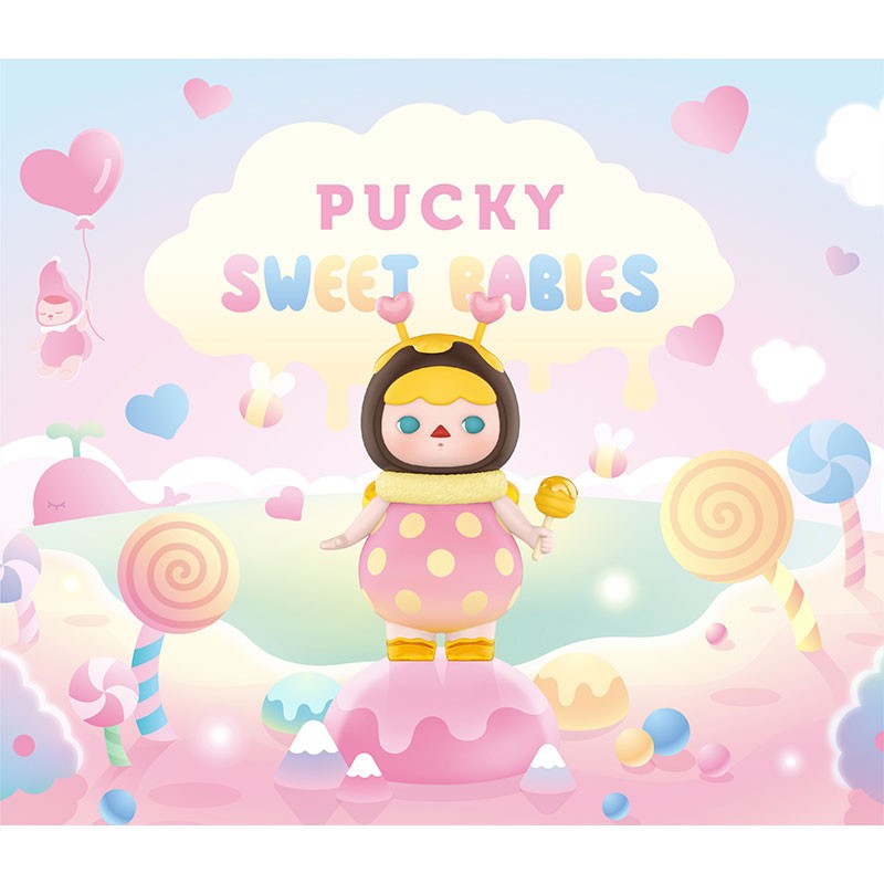 Details about   PUCKY Sweet Babies Cute Art Designer Toy Figurine Display Figure Gift Decor Rare 