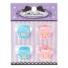 Set Mini Pinzas Cabello Little Twin Stars