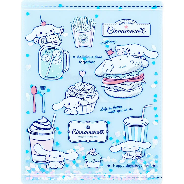 Cinnamoroll Happy Days Sequins File Folder - Kawaii Panda - Making
