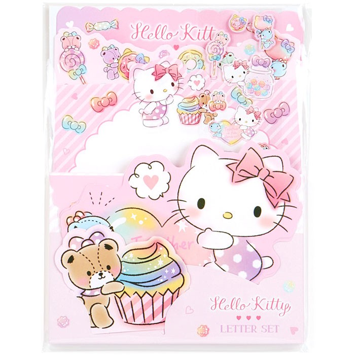 Sanrio Hello Kitty Strawberry Cake Letter Sets Brand-New Pack