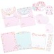Set Cartas Die-Cut My Melody & Piano Strawberry Party