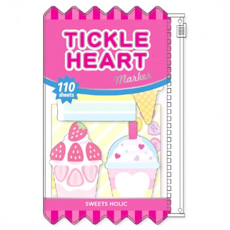 Tickle Heart Sweets Holic Die-Cut Sticky Notes