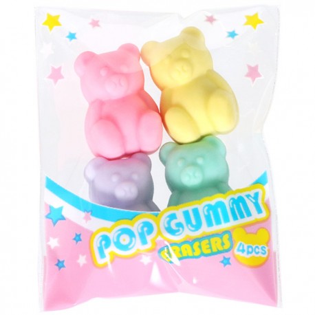 Gummy Bears Erasers Set