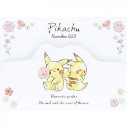 Pikachu Romantic Garden Memo Pad