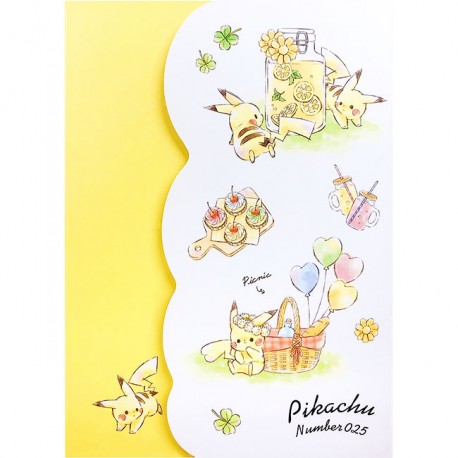 Pikachu Picnic Memo Pad