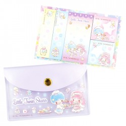 Little Twin Stars Tea Party Sticky Notes Pouch