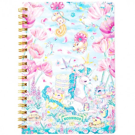 Animal Parade Flower Shower B6 Notebook