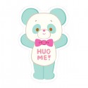 Hug Me! Panda Removable Die-Cut Sticker