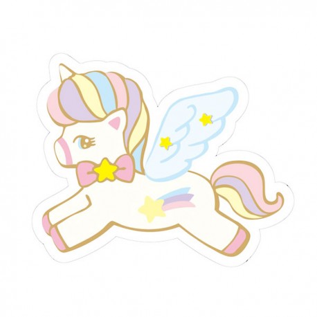 Hug Me! Unicorn Removable Die-Cut Sticker