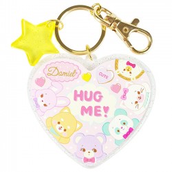 Hug Me! Heart Keychain