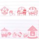 Sanrio Characters Amusement Park B7 Mini Notebook