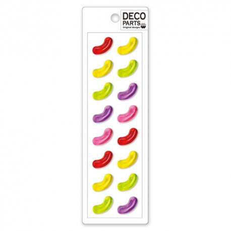 Deco Jelly Beans Cabochons Set