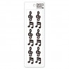 Set Apliques Deco Music Notes