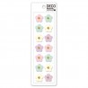 Set Apliques Deco Pastel Flowers
