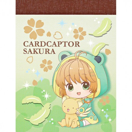 Cardcaptor Sakura Frog Raincoat Mini Memo Pad