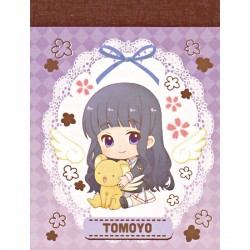 Mini Bloco Notas Cardcaptor Sakura Tomoyo Tomoeda School Uniform
